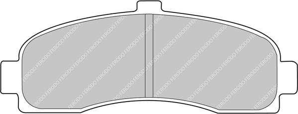 Ferodo Racing FCP859H - Kit de plaquettes de frein, frein à disque cwaw.fr