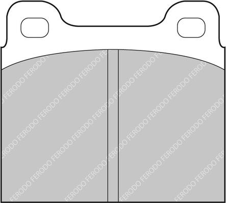 Ferodo Racing FCP2H - Kit de plaquettes de frein, frein à disque cwaw.fr