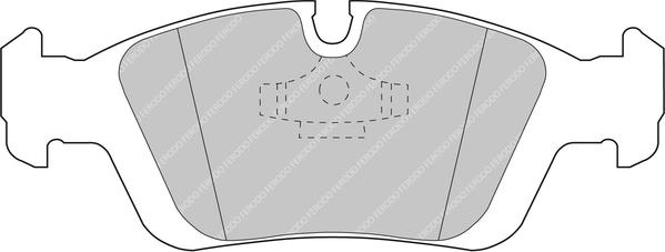 Ferodo Racing FCP725H - Kit de plaquettes de frein, frein à disque cwaw.fr