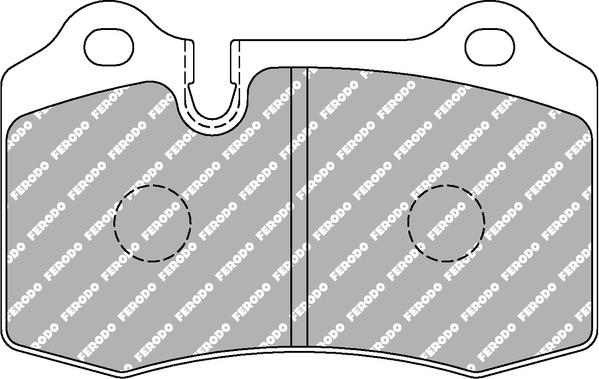 Ferodo Racing FCP721H - Kit de plaquettes de frein, frein à disque cwaw.fr