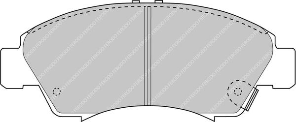 Ferodo Racing FCP777H - Kit de plaquettes de frein, frein à disque cwaw.fr