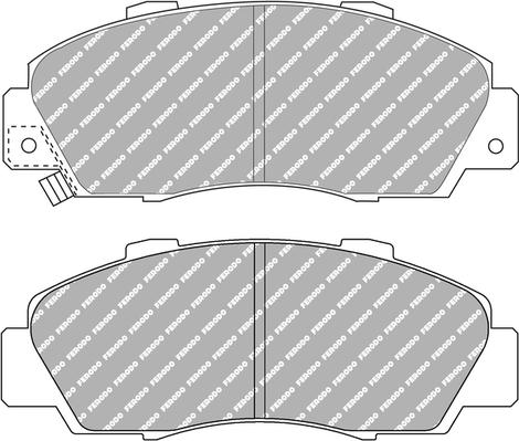 Ferodo Racing FDS905 - Kit de plaquettes de frein, frein à disque cwaw.fr