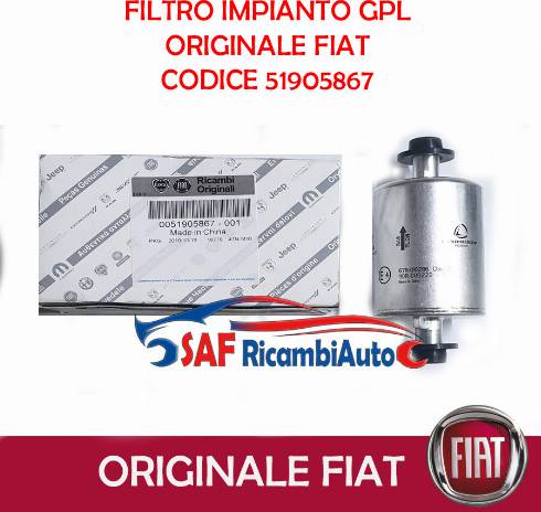 FIAT 51905867 - Filtre à carburant cwaw.fr