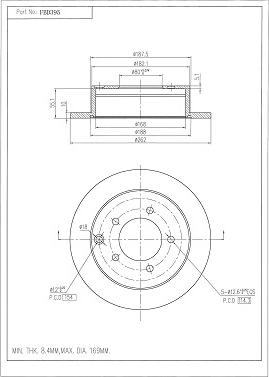 FI.BA FBD395 - Disque de frein cwaw.fr