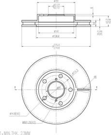 FI.BA FBD289 - Disque de frein cwaw.fr