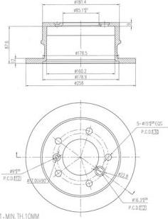 FI.BA FBD275 - Disque de frein cwaw.fr