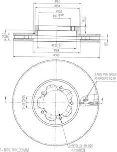 FI.BA FBD270 - Disque de frein cwaw.fr