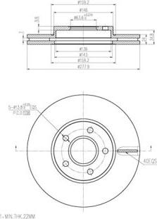 FI.BA FBD273 - Disque de frein cwaw.fr