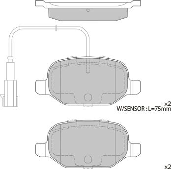 FI.BA FBP4415 - Kit de plaquettes de frein, frein à disque cwaw.fr