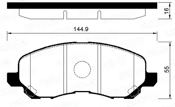 FI.BA FBP4195 - Kit de plaquettes de frein, frein à disque cwaw.fr