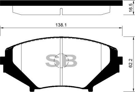 FI.BA FBP4155 - Kit de plaquettes de frein, frein à disque cwaw.fr