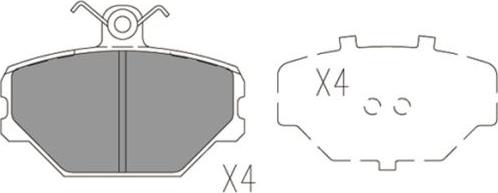 FI.BA FBP4169 - Kit de plaquettes de frein, frein à disque cwaw.fr