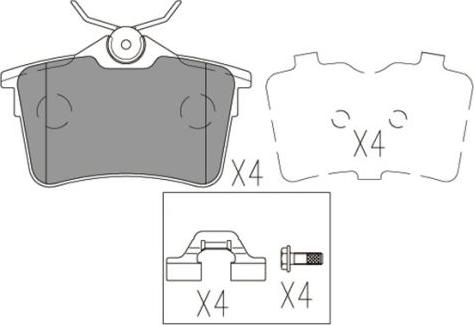 FI.BA FBP4183 - Kit de plaquettes de frein, frein à disque cwaw.fr