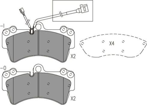 FI.BA FBP4173 - Kit de plaquettes de frein, frein à disque cwaw.fr