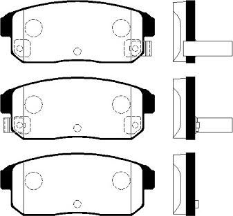 FI.BA FBP4340 - Kit de plaquettes de frein, frein à disque cwaw.fr