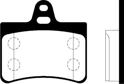 FI.BA FBP4358 - Kit de plaquettes de frein, frein à disque cwaw.fr