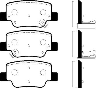 Japanparts PA276MK - Kit de plaquettes de frein, frein à disque cwaw.fr