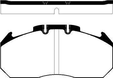 FTE 9500611 - Kit de plaquettes de frein, frein à disque cwaw.fr