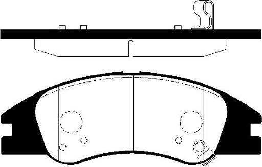 FI.BA FBP4320 - Kit de plaquettes de frein, frein à disque cwaw.fr