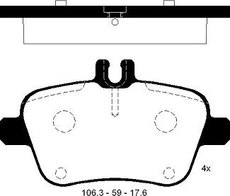 FI.BA FBP4268 - Kit de plaquettes de frein, frein à disque cwaw.fr