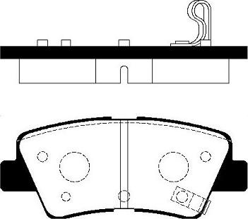 FI.BA FBP4282 - Kit de plaquettes de frein, frein à disque cwaw.fr