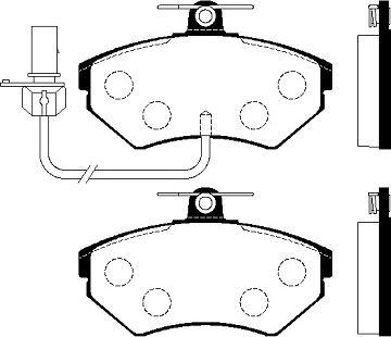 BOSCH 0 986 424 674 - Kit de plaquettes de frein, frein à disque cwaw.fr