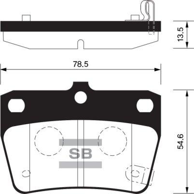 FI.BA FBP1457 - Kit de plaquettes de frein, frein à disque cwaw.fr