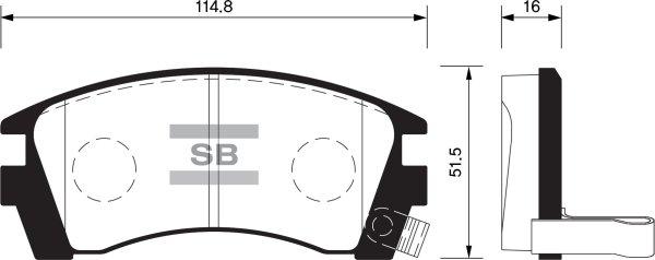 FI.BA FBP1488 - Kit de plaquettes de frein, frein à disque cwaw.fr