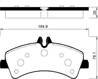 FI.BA FBP1426 - Kit de plaquettes de frein, frein à disque cwaw.fr