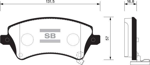 FI.BA FBP1502 - Kit de plaquettes de frein, frein à disque cwaw.fr