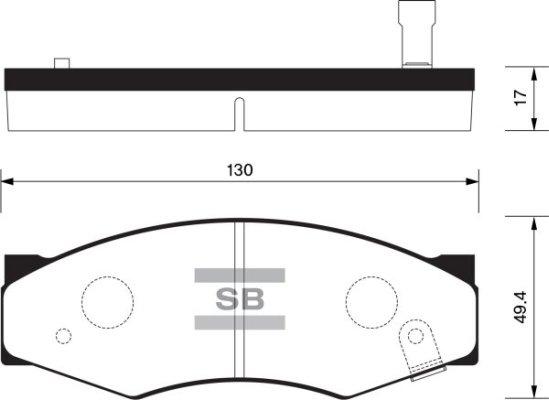 BENDIX 572312 - Kit de plaquettes de frein, frein à disque cwaw.fr