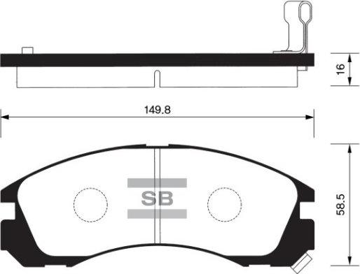 FI.BA FBP1068 - Kit de plaquettes de frein, frein à disque cwaw.fr