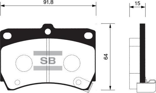 FI.BA FBP1067 - Kit de plaquettes de frein, frein à disque cwaw.fr