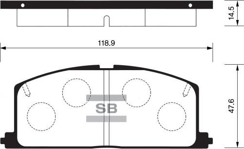 FI.BA FBP1105 - Kit de plaquettes de frein, frein à disque cwaw.fr