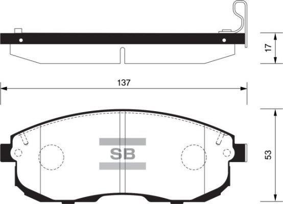 FI.BA FBP1107-F - Kit de plaquettes de frein, frein à disque cwaw.fr