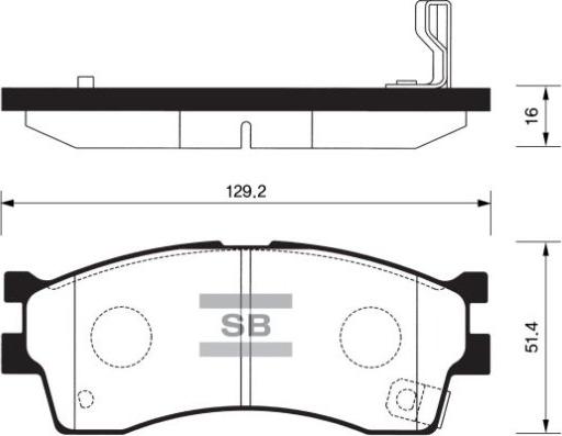 FI.BA FBP1113 - Kit de plaquettes de frein, frein à disque cwaw.fr