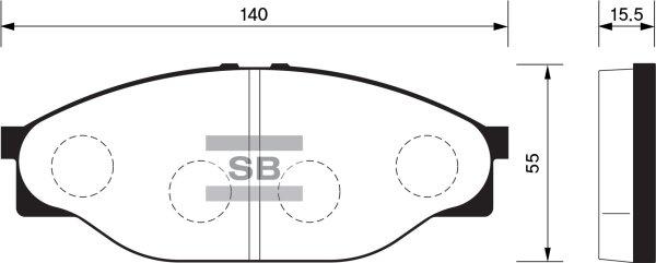 FI.BA FBP1139 - Kit de plaquettes de frein, frein à disque cwaw.fr