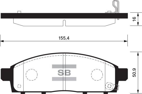 FI.BA FBP1361 - Kit de plaquettes de frein, frein à disque cwaw.fr