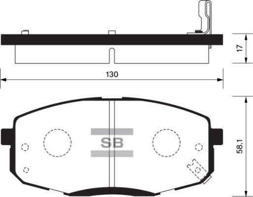 FI.BA FBP1240 - Kit de plaquettes de frein, frein à disque cwaw.fr