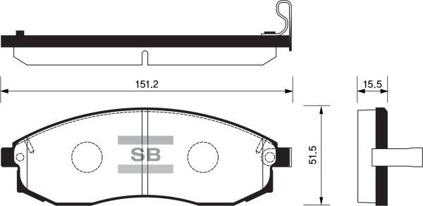 FI.BA FBP1256 - Kit de plaquettes de frein, frein à disque cwaw.fr