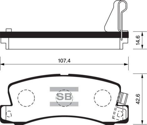 FI.BA FBP1208 - Kit de plaquettes de frein, frein à disque cwaw.fr