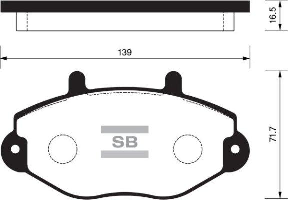 FI.BA FBP2019 - Kit de plaquettes de frein, frein à disque cwaw.fr