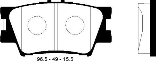 FI.BA FBP2081 - Kit de plaquettes de frein, frein à disque cwaw.fr