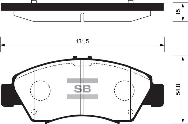 FI.BA FBP2032 - Kit de plaquettes de frein, frein à disque cwaw.fr