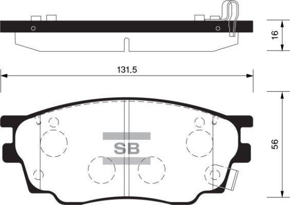 FI.BA FBP2027 - Kit de plaquettes de frein, frein à disque cwaw.fr