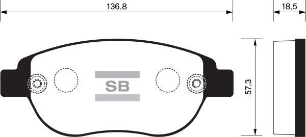 FI.BA FBP2073 - Kit de plaquettes de frein, frein à disque cwaw.fr