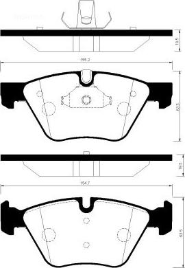 FI.BA FBP2159 - Kit de plaquettes de frein, frein à disque cwaw.fr