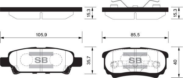 FI.BA FBP2111 - Kit de plaquettes de frein, frein à disque cwaw.fr