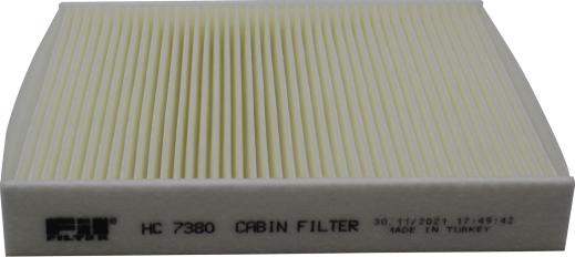 FIL Filter HC 7380 - Filtre, air de l'habitacle cwaw.fr