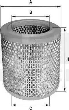 FIL Filter HPU 4386 - Filtre à air cwaw.fr